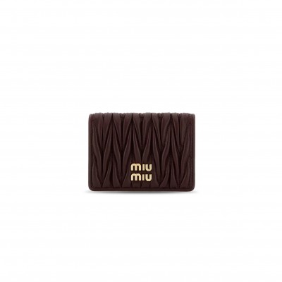 MIU MIU MATELASSÉ CARD HOLDER 5MV204 (11.5*8*1cm)